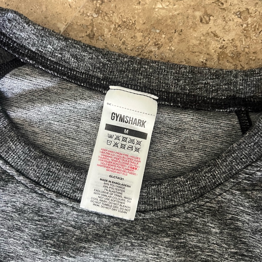 Gymshark SET Adapt Ombré Black and Gray Seamless Top & Leggings Size M - Picture 13 of 17